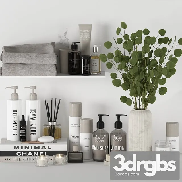 Bathroom Accessories 05 6 3D Model Free