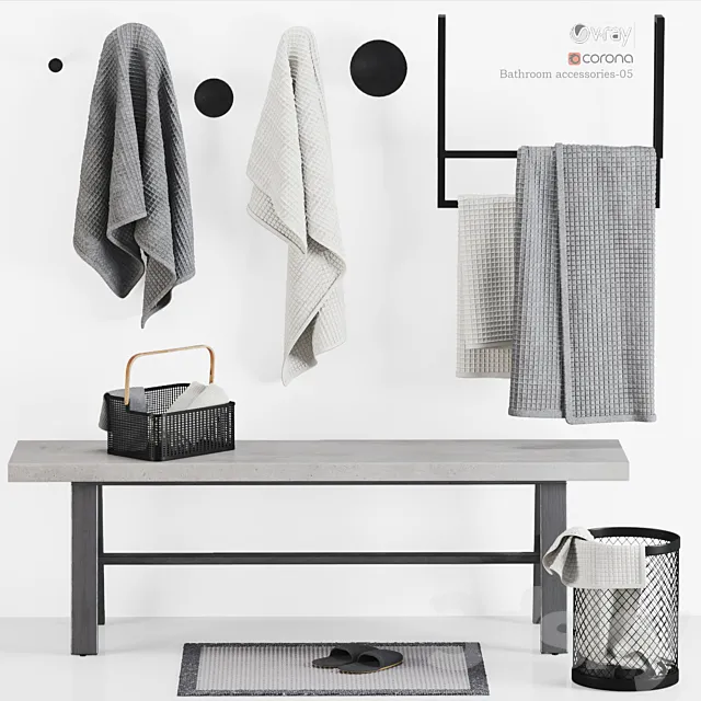 Bathroom accessories-05-made company 3D Model