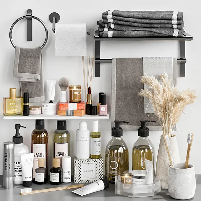 Bathroom accessories 06 3D Model