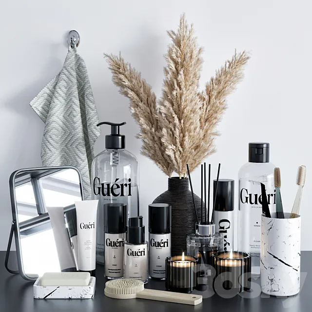 bathroom accessories 06 3D Model