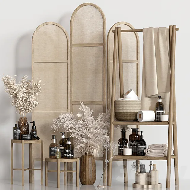 bathroom accessories 08 3D Model