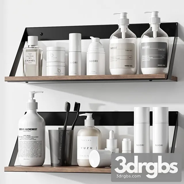 Bathroom Accessories 09 3D Model Free