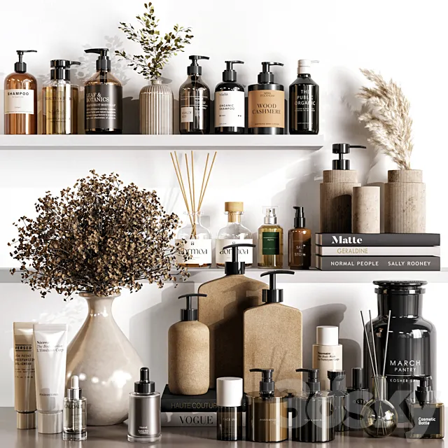 bathroom accessories 10 3D Model