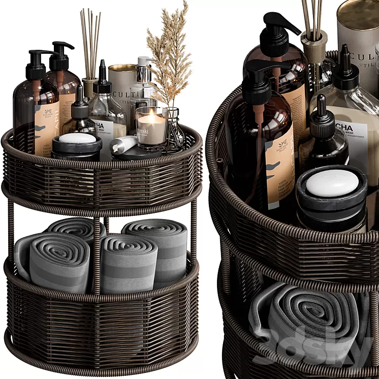 Bathroom accessories 10 3D Model