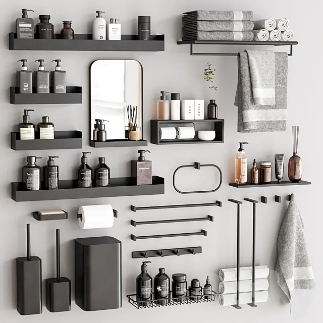 Bathroom Accessories 102 3D Model