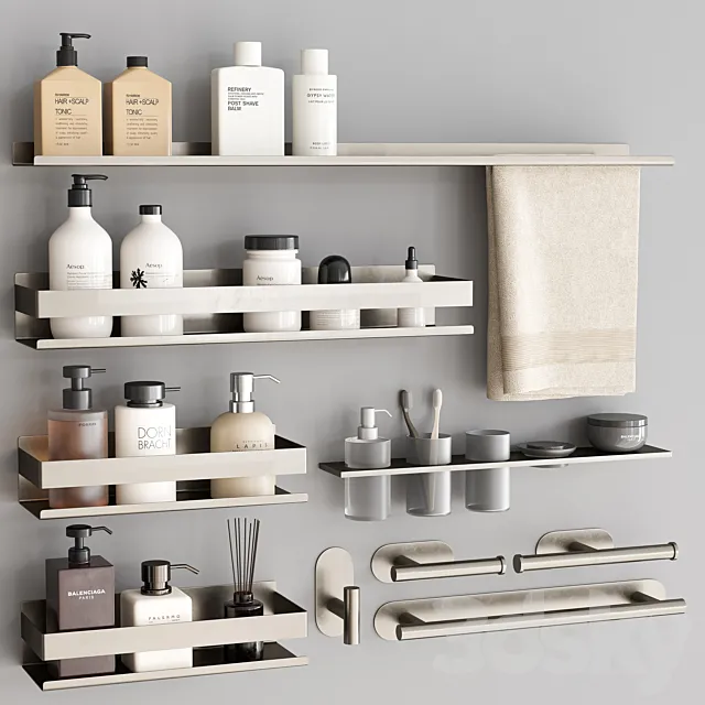 Bathroom Accessories 103 3D Model