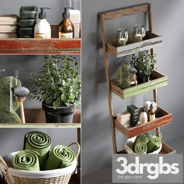 Bathroom Accessories 11 3D Model Free