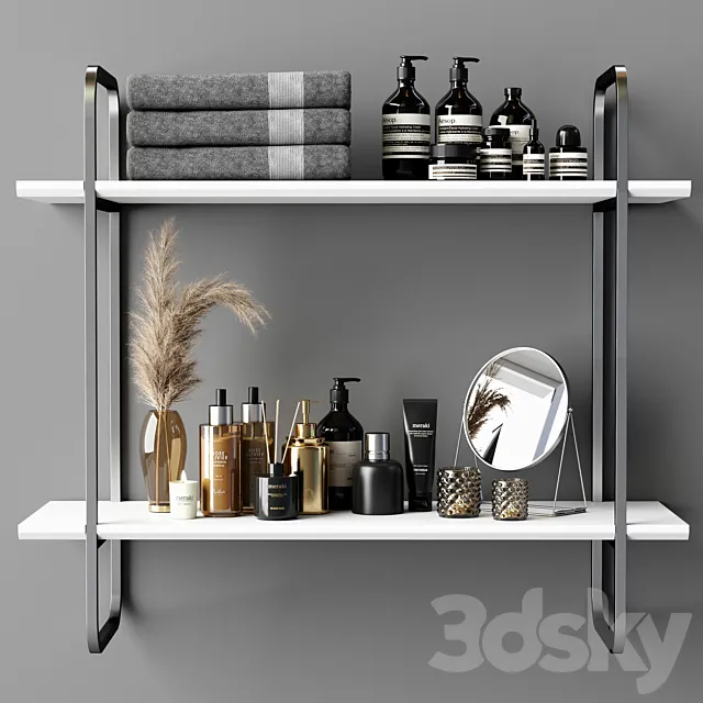 Bathroom accessories 12 3D Model