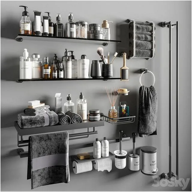 Bathroom accessories.12 3D Model