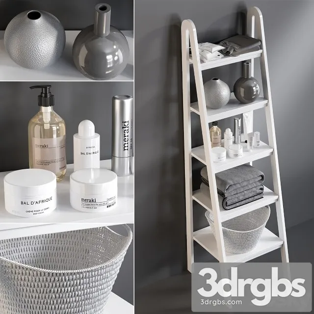 Bathroom Accessories 12 3D Model Free