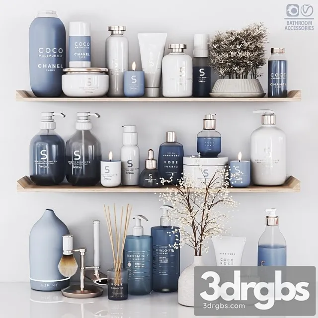 Bathroom Accessories 14 23 3D Model Free