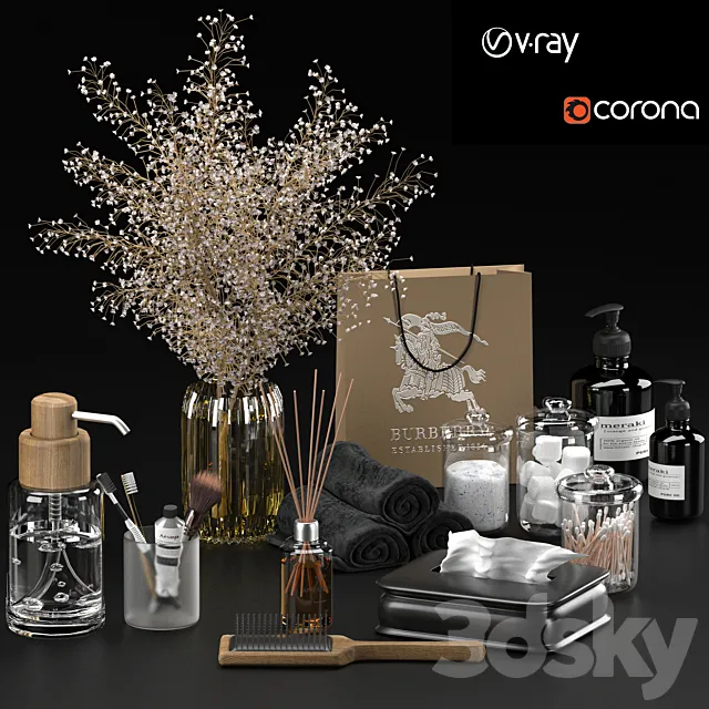 bathroom accessories.14 3D Model