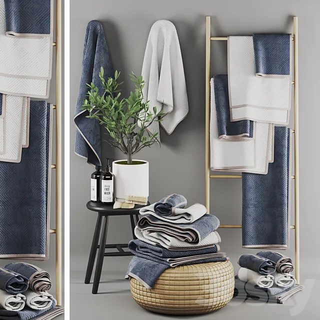 bathroom accessories-17 3D Model