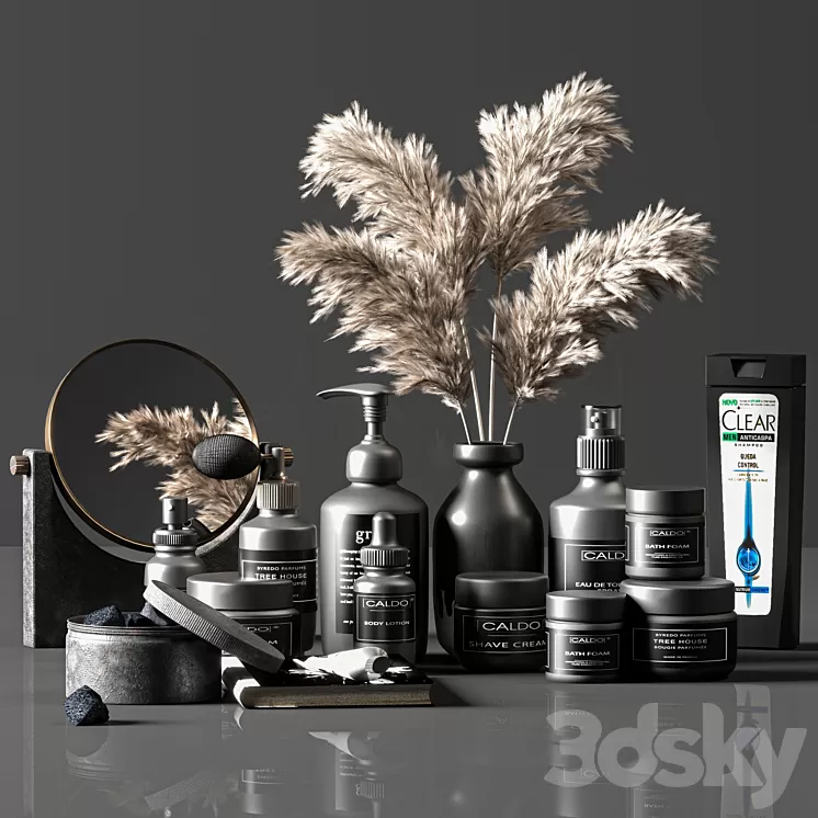 bathroom accessories.18 3D Model Free