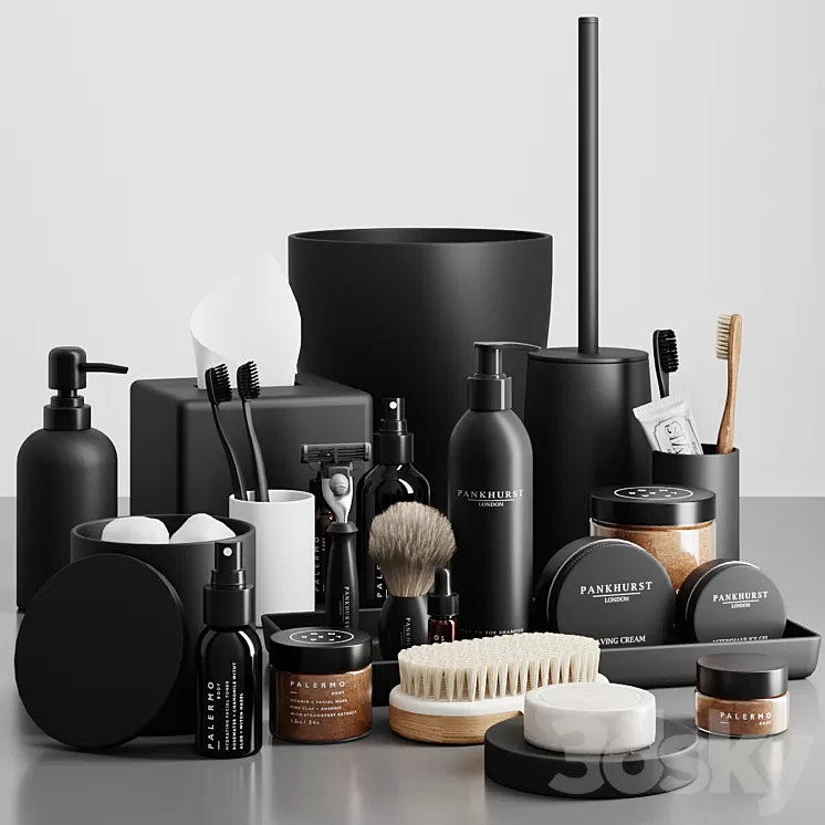 Bathroom Accessories 2 3D Model