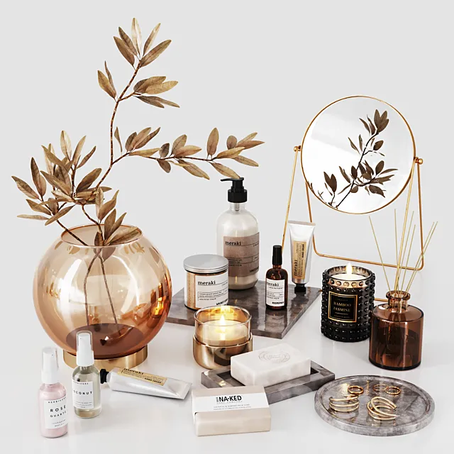 Bathroom accessories 2 3DModel