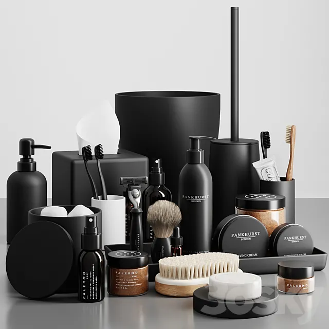 Bathroom Accessories 2 3DModel