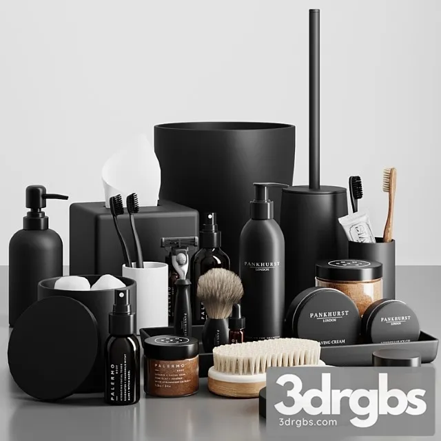 Bathroom Accessories 2 6 3D Model Free