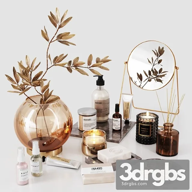 Bathroom Accessories 2 8 3D Model Free