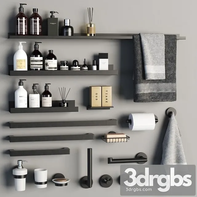 Bathroom Accessories 25 3D Model Free