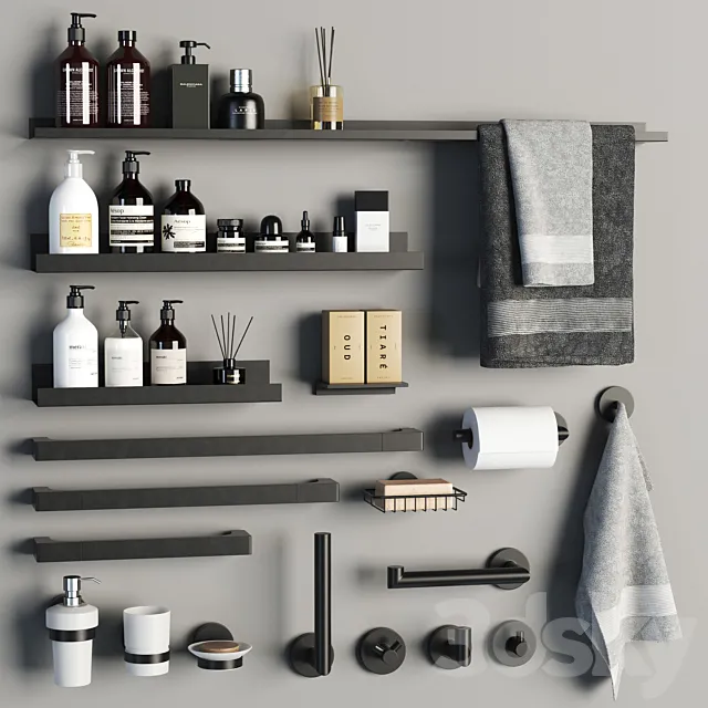 Bathroom accessories 25 3DModel