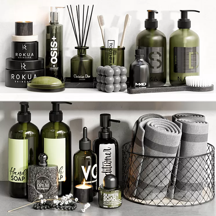 Bathroom Accessories 26 3D Model Free