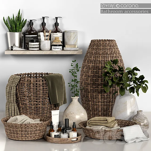 Bathroom accessories 29 3DModel