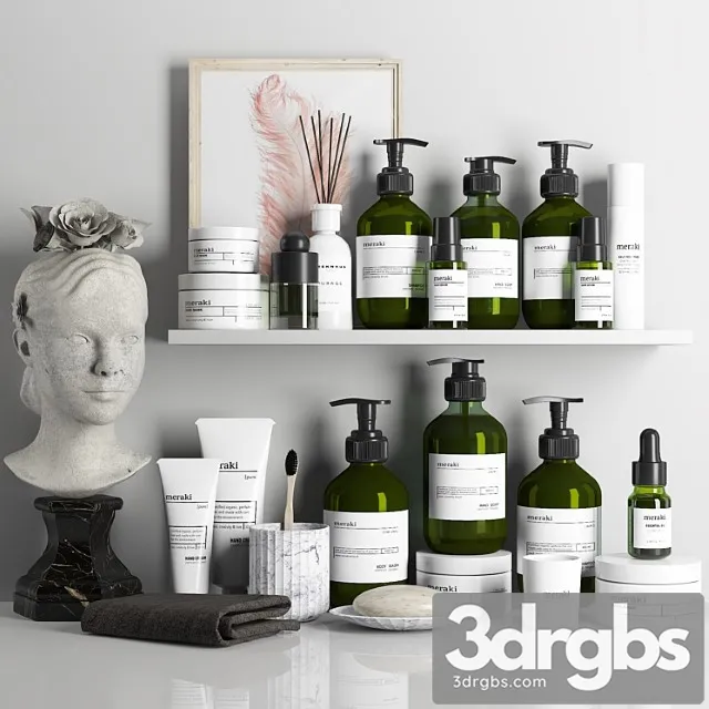 Bathroom Accessories 3 3D Model Free