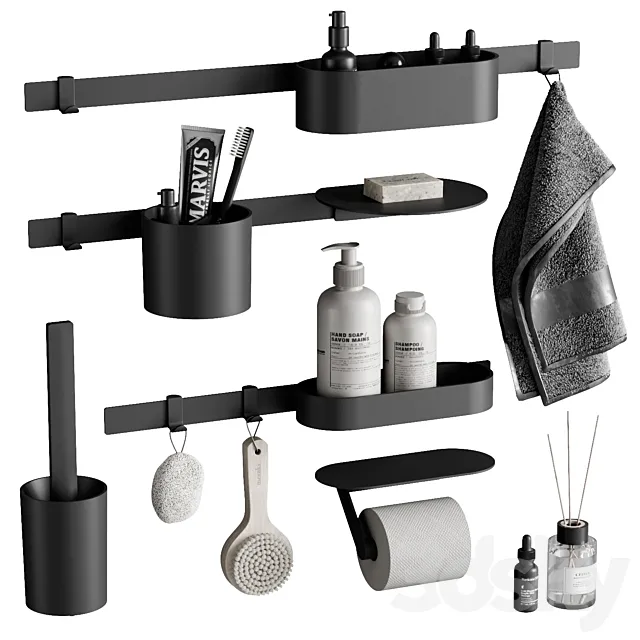 Bathroom Accessories 3 3DModel