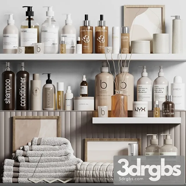 Bathroom Accessories 30 3D Model Free