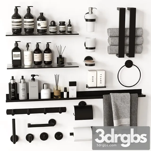 Bathroom Accessories 34 3D Model Free