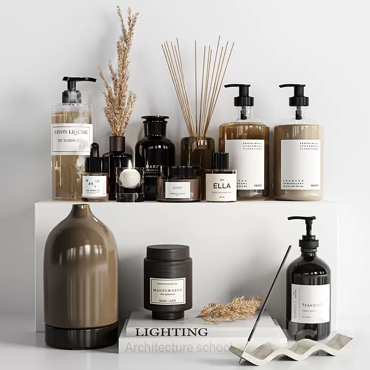 bathroom accessories 37 3D Model Free