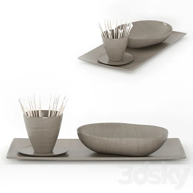 bathroom accessories 3D Model