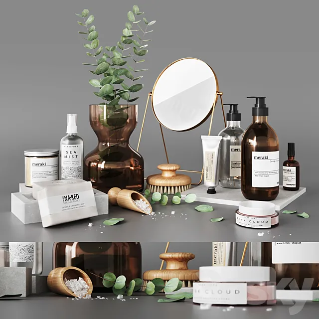 Bathroom accessories 3DModel