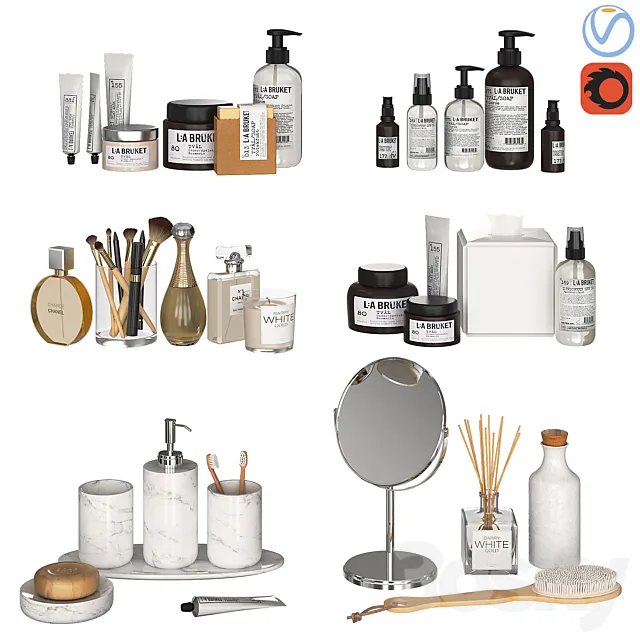 Bathroom Accessories 3DModel