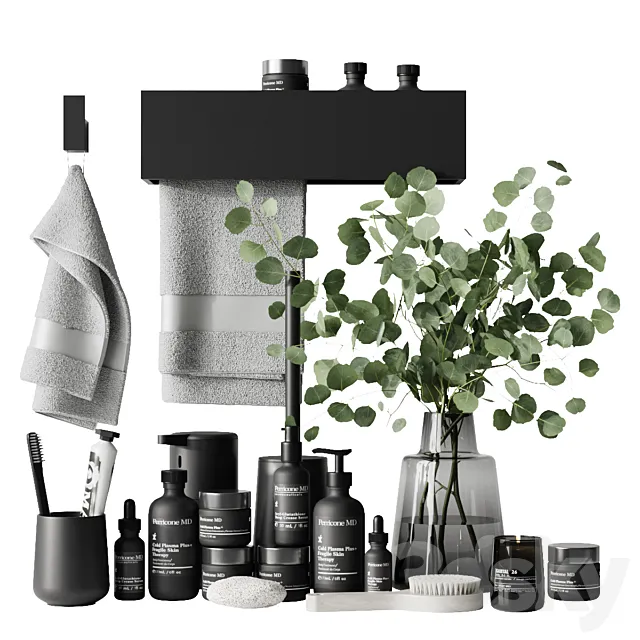 Bathroom Accessories 4 3D Model