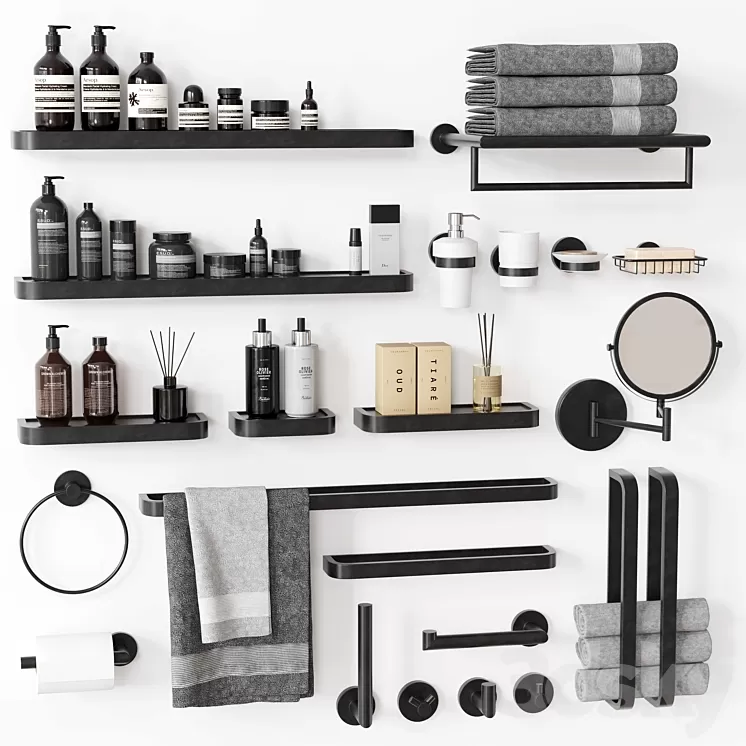 Bathroom Accessories 42 3D Model
