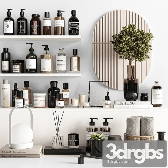 Bathroom Accessories 44 3 3D Model Free