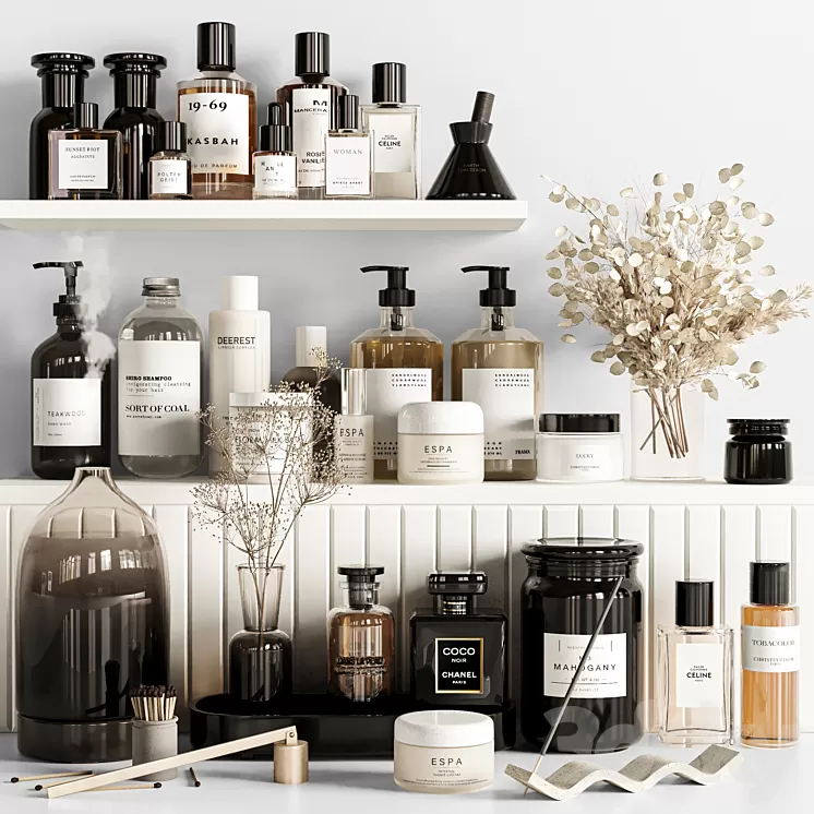 Bathroom accessories 45 3D Model Free