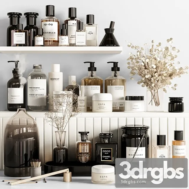 Bathroom Accessories 45 5 3D Model Free