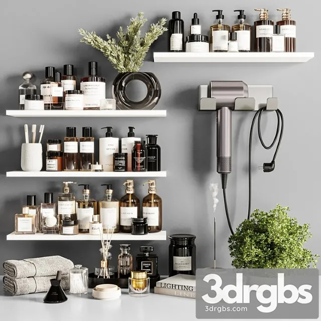 Bathroom Accessories 48 7 3D Model Free