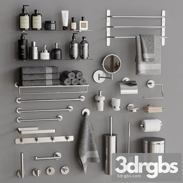 Bathroom Accessories 55 3D Model Free