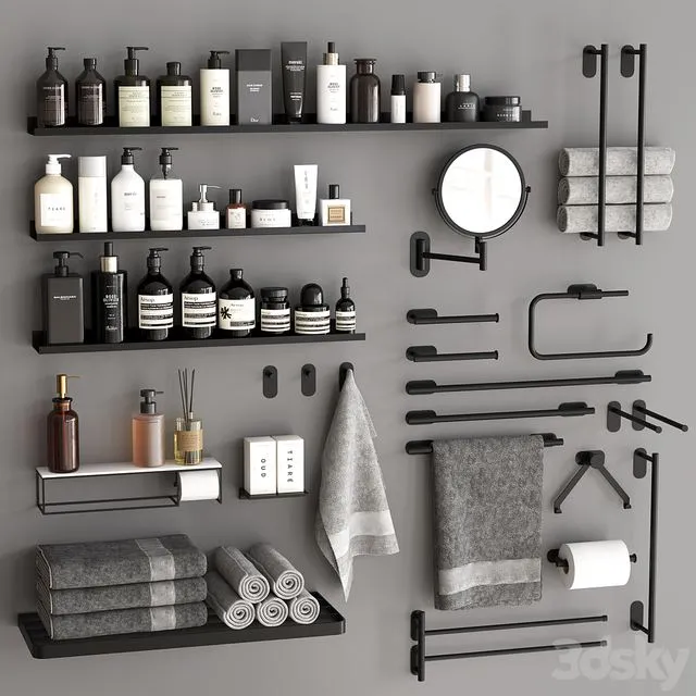Bathroom Accessories 59 3D Model