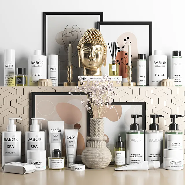 bathroom accessories 6 3D Model