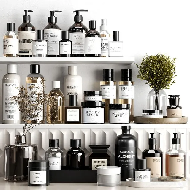 Bathroom accessories 6 3D Model