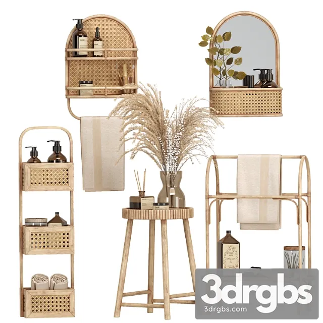 Bathroom Accessories 6 4 3D Model Free