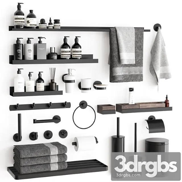 Bathroom Accessories 69 3D Model Free