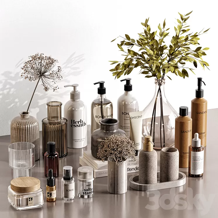 Bathroom accessories 8 3D Model