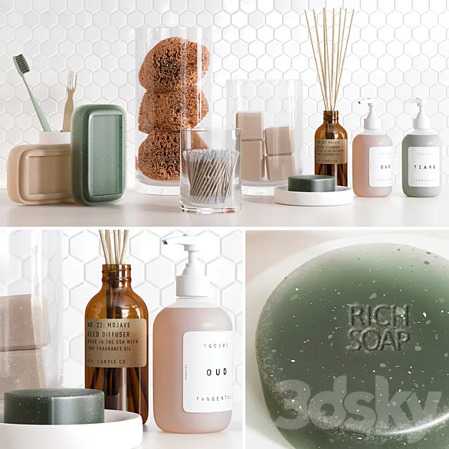 Bathroom Accessories 8 3D Model