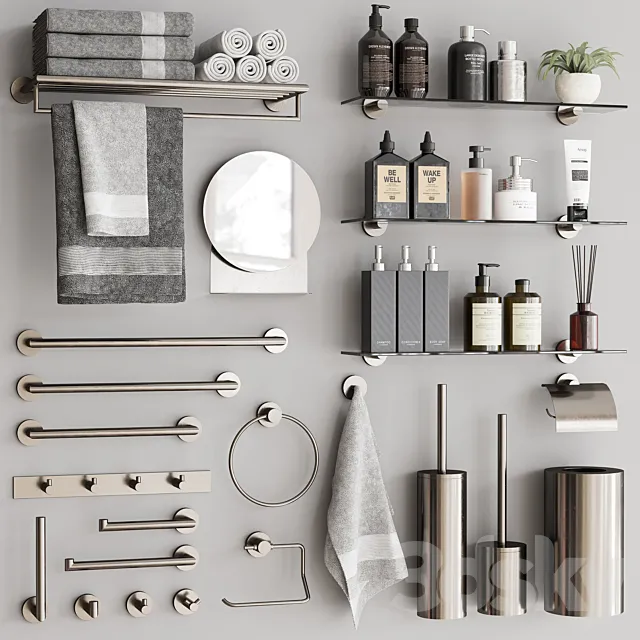 Bathroom Accessories 87 3D Model